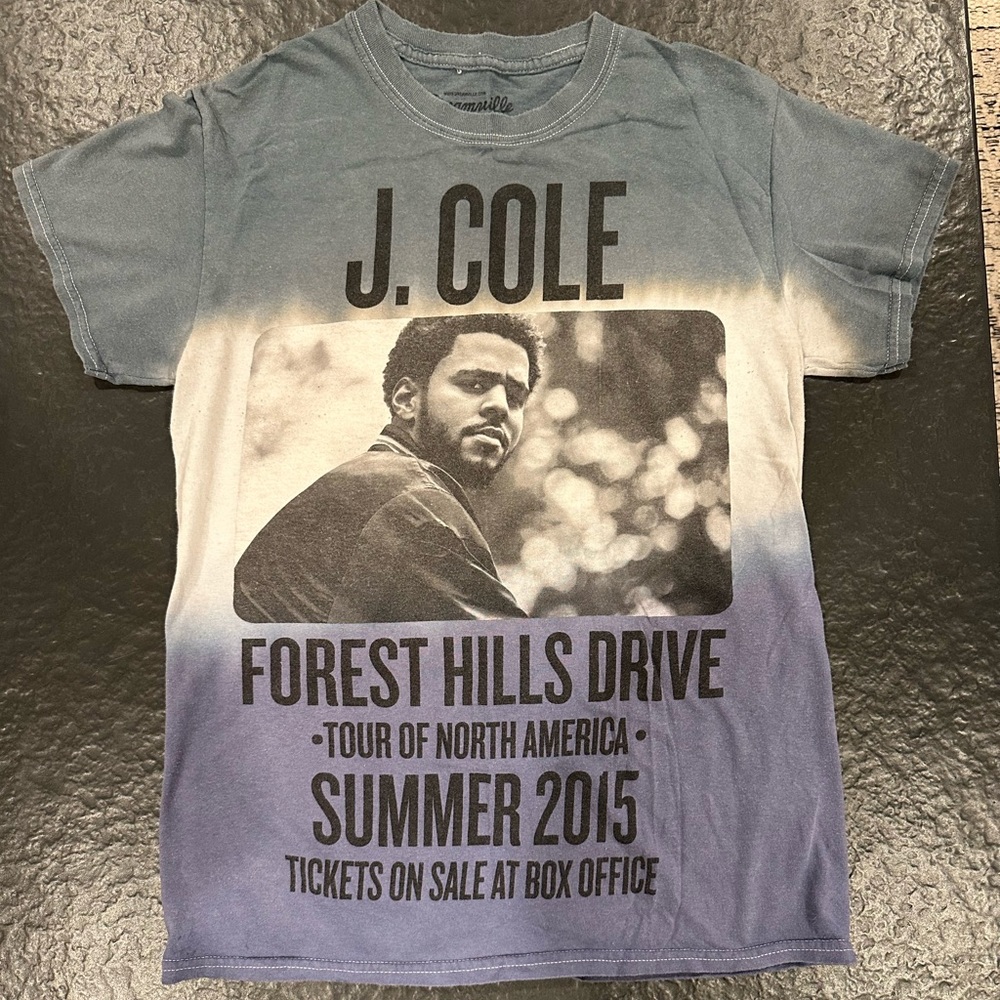 RARE J. Cole 2014 Forest Hills Drive Tour authentic merch